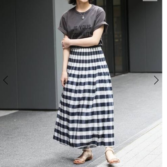 新品】IENAリバーシブルスカート☆ブラック36サイズ - ひざ丈スカート