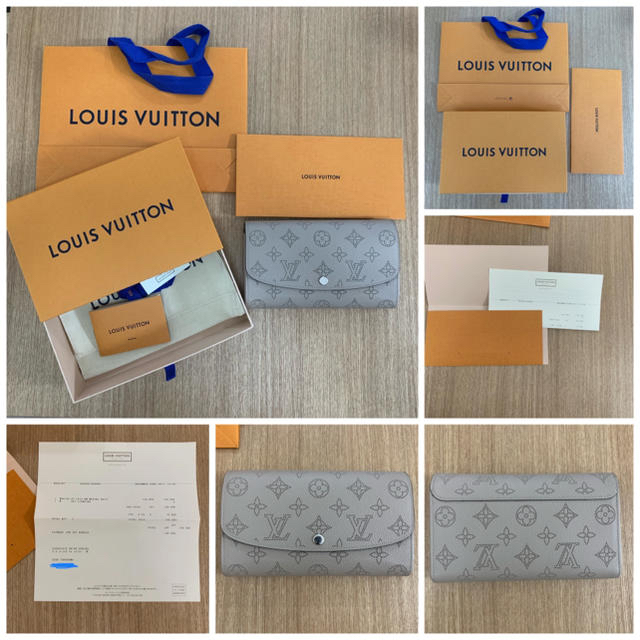 LOUIS VUITTON(ルイヴィトン)のルイヴィトン マヒナ  長財布 ポルトフォイユ・イリス 色:ガレ レディースのファッション小物(財布)の商品写真