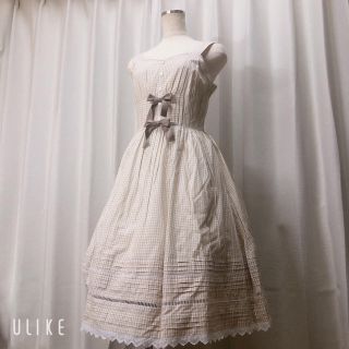 ヴィクトリアンメイデン(Victorian maiden)のメイデン ギンガムチェックサンドレス(ロングワンピース/マキシワンピース)