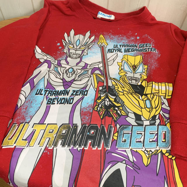 BANDAI(バンダイ)のウルトラマンジード♡薄トレーナー♡120cm キッズ/ベビー/マタニティのキッズ服男の子用(90cm~)(Tシャツ/カットソー)の商品写真