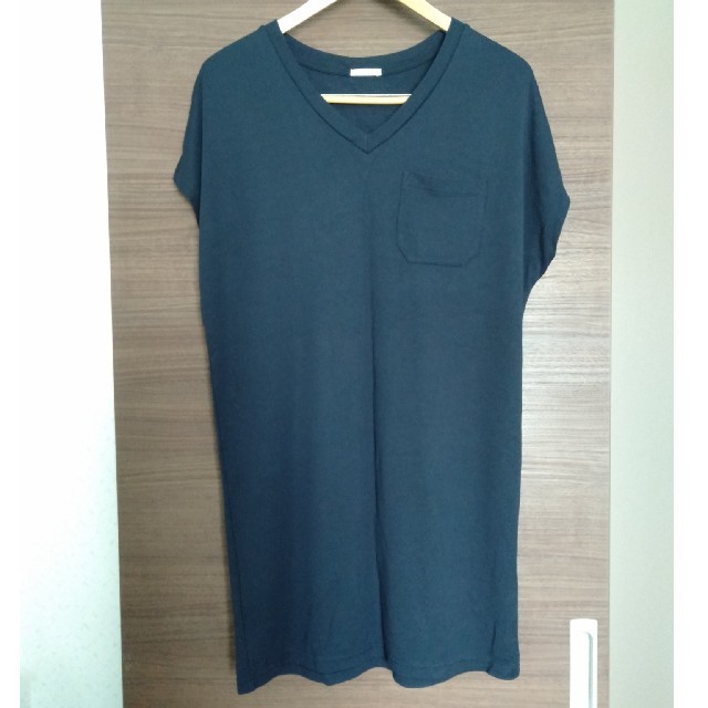 GU(ジーユー)のGU ビックTシャツワンピース レディースのトップス(Tシャツ(半袖/袖なし))の商品写真
