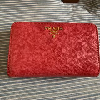 プラダ(PRADA)のプラダ 二つ折り財布 ピンク(財布)