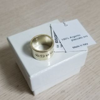 マルタンマルジェラ(Maison Martin Margiela)のメゾンマルジェラ　シルバーナンバーリング　M(リング(指輪))