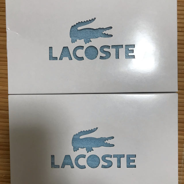 LACOSTE(ラコステ)のラコステ タオルハンカチ メンズのファッション小物(ハンカチ/ポケットチーフ)の商品写真