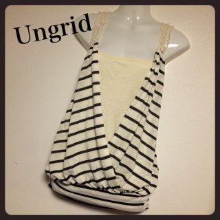 アングリッド(Ungrid)の【Ungrid】カシュクールキャミ♡(カットソー(半袖/袖なし))