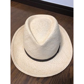 ラルフローレン(Ralph Lauren)の(美品) Ralph Lauren パナマハット(麦わら帽子/ストローハット)