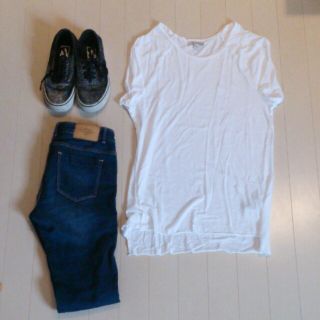 ザラ(ZARA)のZARA ロング丈Tシャツ(Tシャツ(半袖/袖なし))