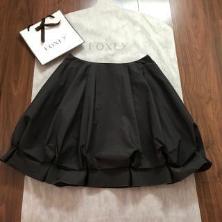 フォクシー(FOXEY)の美品♡ フォクシー♡ ブロッサムバルーンスカート 希少42サイズ(ひざ丈スカート)