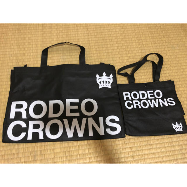 RODEO CROWNS(ロデオクラウンズ)のロデオクラウンズ ショップ袋 大小2枚セットです レディースのバッグ(ショップ袋)の商品写真