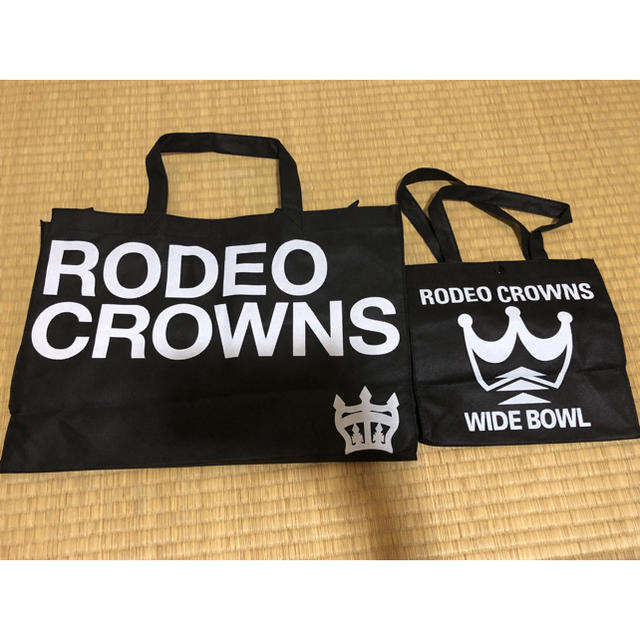 RODEO CROWNS(ロデオクラウンズ)のロデオクラウンズ ショップ袋 大小2枚セットです レディースのバッグ(ショップ袋)の商品写真