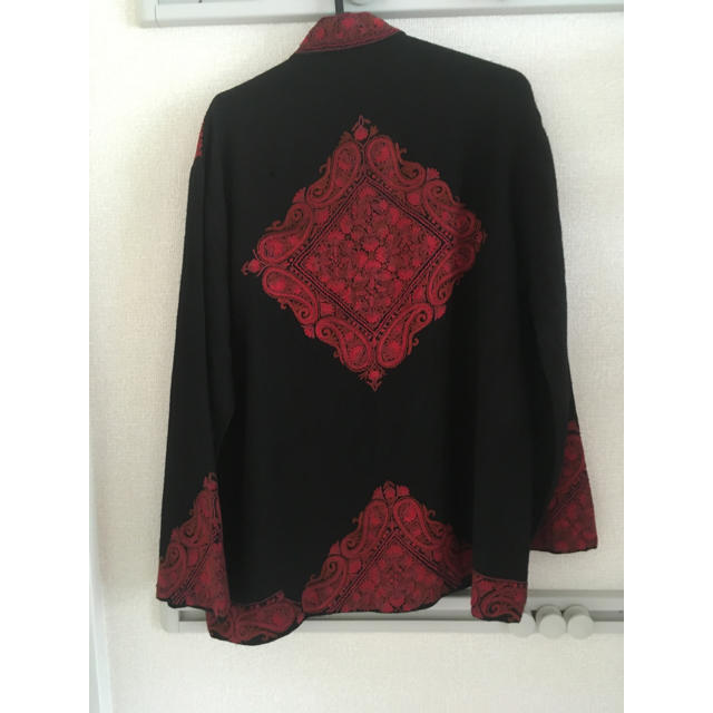 Yohji Yamamoto(ヨウジヤマモト)のLEH 総刺繍 チャイニーズカラー トップス  メンズのトップス(ニット/セーター)の商品写真