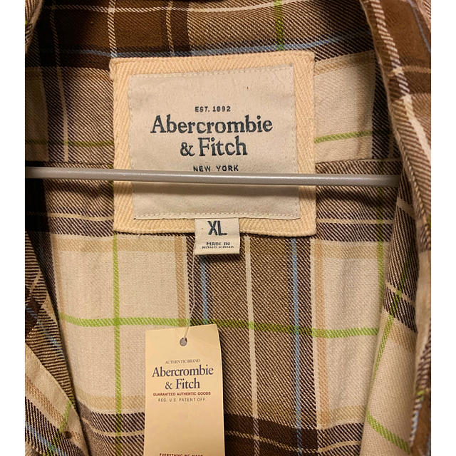 Abercrombie&Fitch(アバクロンビーアンドフィッチ)のAbercrombie＆Fitch メンズ 長袖フランネルシャツ 再値下げ↓ メンズのトップス(シャツ)の商品写真