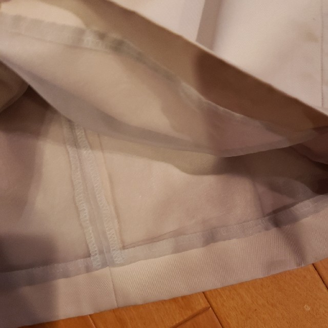 Rirandture(リランドチュール)のリランドチュール　リボン　タイトスカート　チュール　ベージュ　スナイデル レディースのスカート(ひざ丈スカート)の商品写真