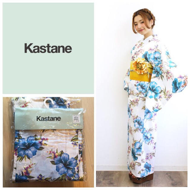 Kastane(カスタネ)のKastane 浴衣 レディースの水着/浴衣(浴衣)の商品写真