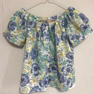 アナップ(ANAP)の花柄トップス(☆ひまわり☆さん専用)(カットソー(半袖/袖なし))