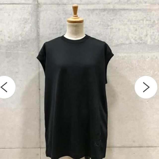 Drawer(ドゥロワー)のBLAMINK ブラミンク 刺繍入りノースリーブTシャツ レディースのトップス(Tシャツ(半袖/袖なし))の商品写真