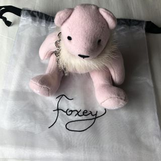 フォクシー(FOXEY)のちょここ様専用 激レアフォクシー テディベア ピンク(ノベルティグッズ)