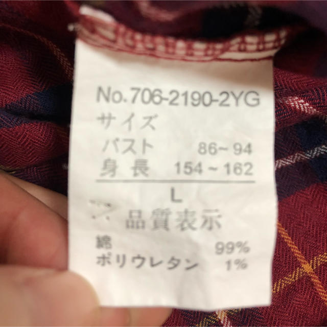 ikka(イッカ)のチェックシャツ レディースのトップス(シャツ/ブラウス(長袖/七分))の商品写真