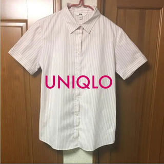ユニクロ(UNIQLO)のユニクロ 半袖ストライプシャツ(シャツ/ブラウス(半袖/袖なし))