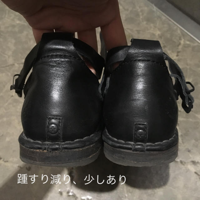 Dr.Martens(ドクターマーチン)のドクターマーチン☆黒革☆ストラップシューズ☆24cm レディースの靴/シューズ(ローファー/革靴)の商品写真