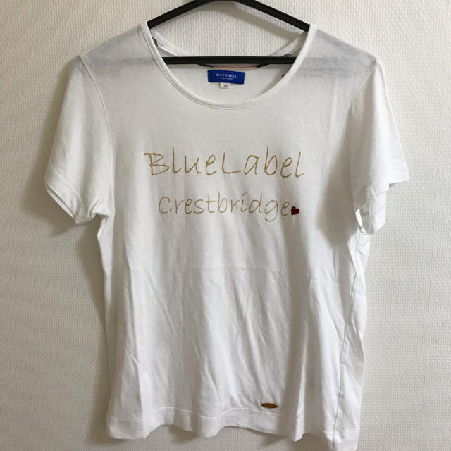 【新品タグ付】BLUE LABEL CRESTBRIDGEピュアホワイトTシャツ