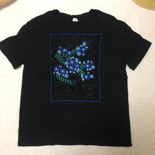 ビュルデサボン(bulle de savon)の百日紅刺繍Tシャツ(Tシャツ(半袖/袖なし))