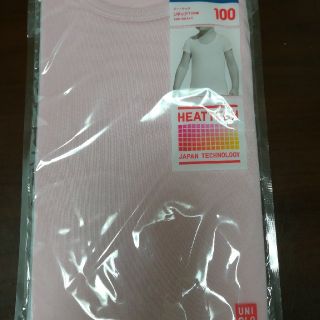 ユニクロ(UNIQLO)のユニクロ　ヒートテック　UネックT 半袖　100cm(下着)