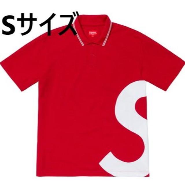 【送料込】supreme s logo polo Sサイズ 赤