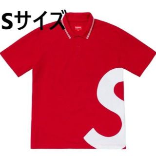 シュプリーム(Supreme)の【送料込】supreme s logo polo Sサイズ 赤(ポロシャツ)