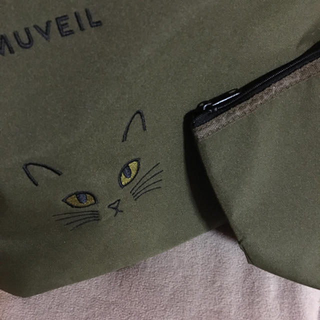MUVEIL WORK(ミュベールワーク)のMUVEIL WORK ネコちゃんトートバッグ  保冷バッグセット レディースのバッグ(トートバッグ)の商品写真