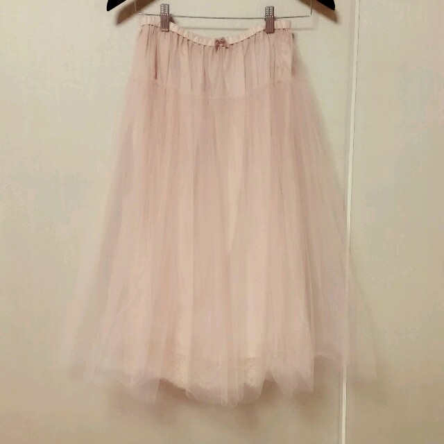 LUCA(ルカ)のベージュチュールスカート♡ レディースのスカート(ロングスカート)の商品写真