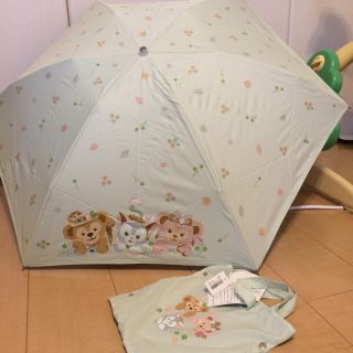 ディズニー(Disney)の新品未使用ダッフィーフレンズ♡折り畳み傘(傘)