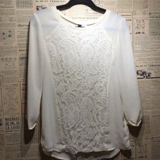 エイチアンドエム(H&M)のH&M エイチ&エム 長袖カットソー size US6(カットソー(長袖/七分))