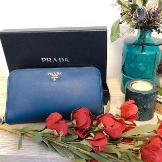 プラダ(PRADA)の【リンザらス様専用】PRADA💍ラウンドファスナー長財布✨(財布)