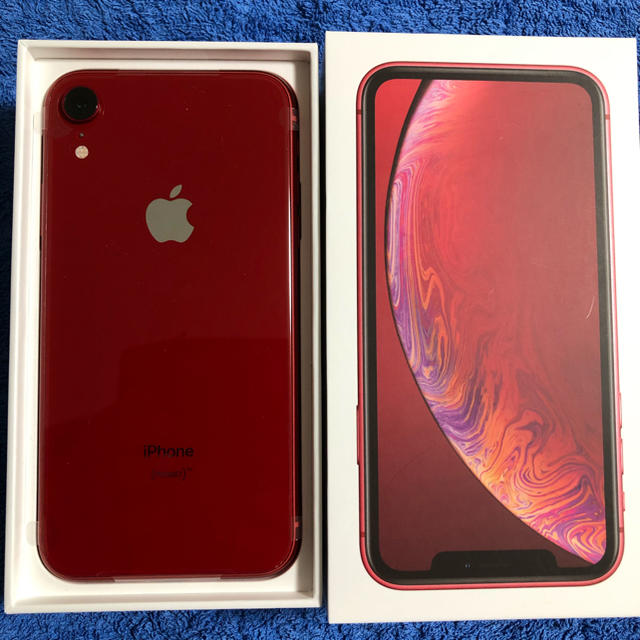 新品 iPhone XR RED おまけ4千円相当ガラスカバー付