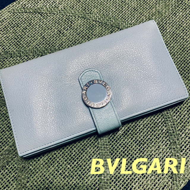 【BVLGARI】ブルガリブルガリ 二つ折り長財布 コローレ/グレインレザー