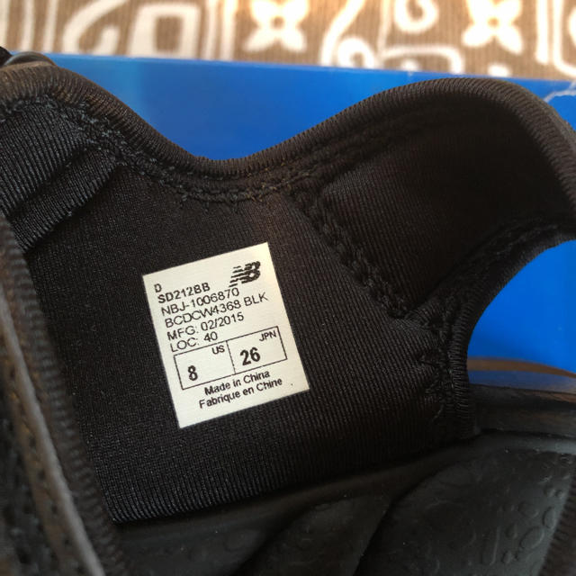 New Balance(ニューバランス)の未使用 ニューバランス サンダル 26センチ メンズの靴/シューズ(サンダル)の商品写真