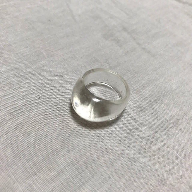 クリア リング 指輪 ハンドメイドのアクセサリー(リング)の商品写真