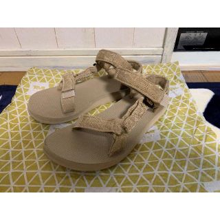 テバ(Teva)のTeva テバ♡可愛いベージュ レディース オリジナル ユニバーサル  23cm(サンダル)