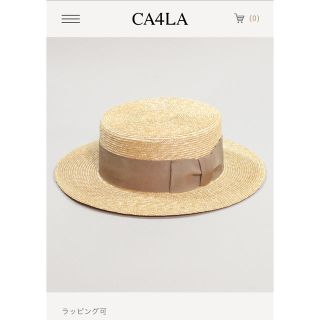 カシラ(CA4LA)のカシラ新作新品 OLD NEW WIDE送料無料(麦わら帽子/ストローハット)