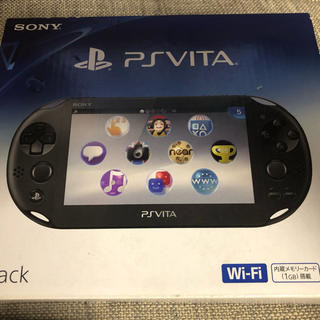 プレイステーション(PlayStation)のPSVITA 黒 新品未使用(携帯用ゲーム機本体)