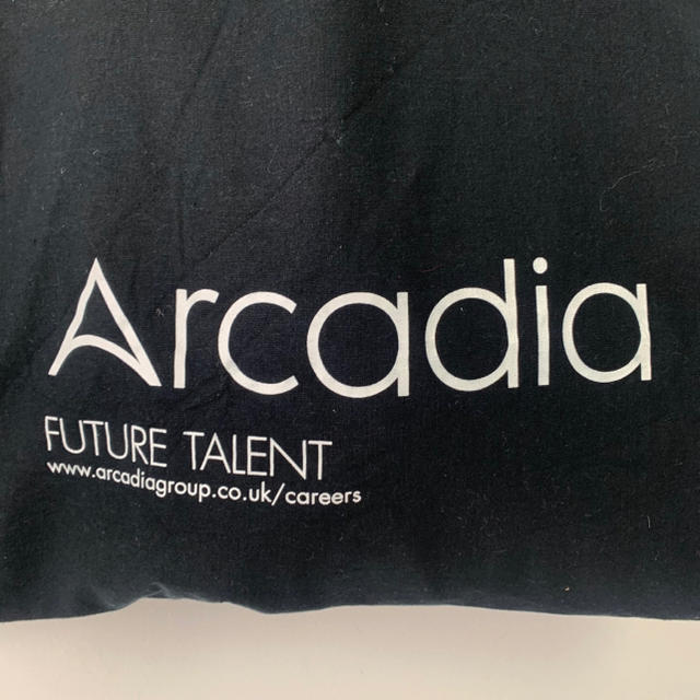 【美品 ユーロヴィンテージ】Arcadia 両面プリント トート型 ショッパー レディースのバッグ(エコバッグ)の商品写真