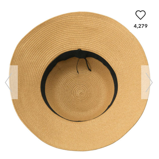 GU(ジーユー)のGU ブレードリボンキャンペリンハット レディースの帽子(麦わら帽子/ストローハット)の商品写真