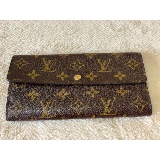 ルイヴィトン(LOUIS VUITTON)のLOUIS VUITTON ルイ・ヴィトン ファスナー付き2つ折り長財布(財布)