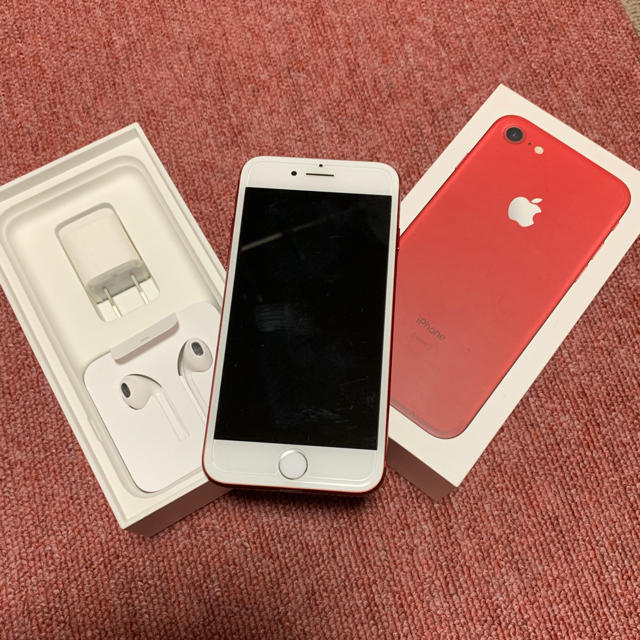 ☆iPhone7,RED,128GB☆