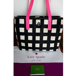 ケイトスペードニューヨーク(kate spade new york)の♠️ケイトスペード♠️チェックトートバッグ ♠️送料込み(ショルダーバッグ)