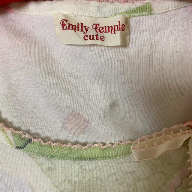 Emily Temple cute(エミリーテンプルキュート)のお値下げ！エミリーテンプルキュート★レース柄カットソー レディースのトップス(カットソー(半袖/袖なし))の商品写真