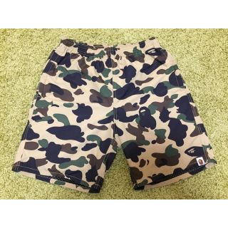 アベイシングエイプ(A BATHING APE)のA BATHING APE 1ST CAMO BEACH PANTS S エイプ(ショートパンツ)