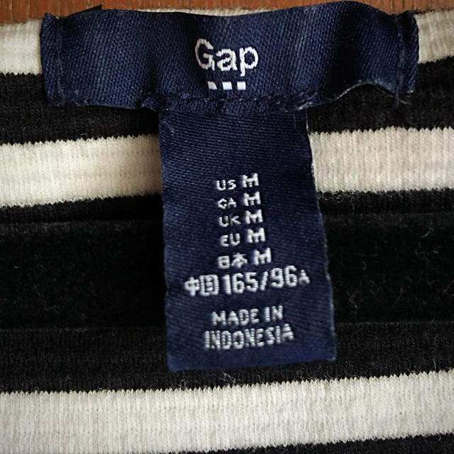 GAP(ギャップ)の★GAP ボーダーワンピース★USED 古着 かわいい★ レディースのワンピース(ひざ丈ワンピース)の商品写真