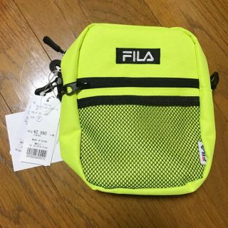 ウィゴー(WEGO)のFILA 別注 ボックス ロゴ ショルダー(ショルダーバッグ)